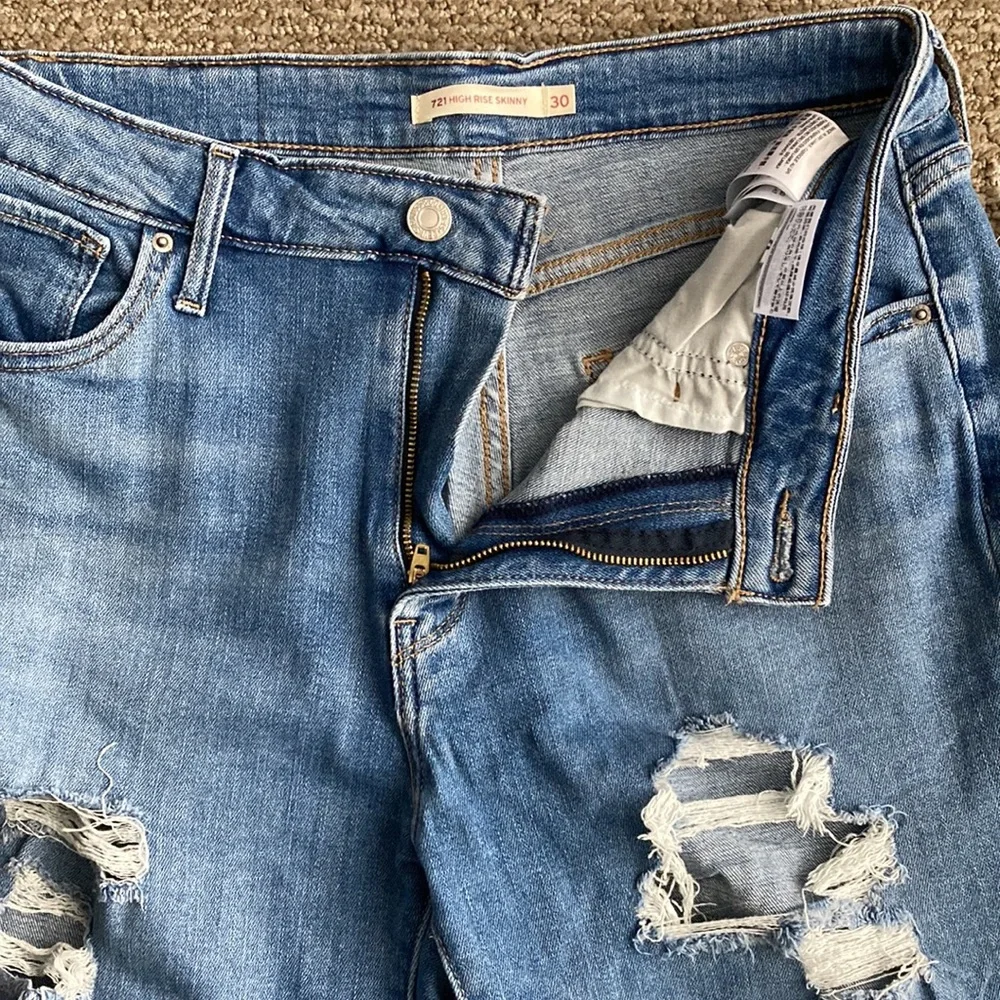 Womens jeans size 30 high rise skinny ankle - Picture 2 of 3